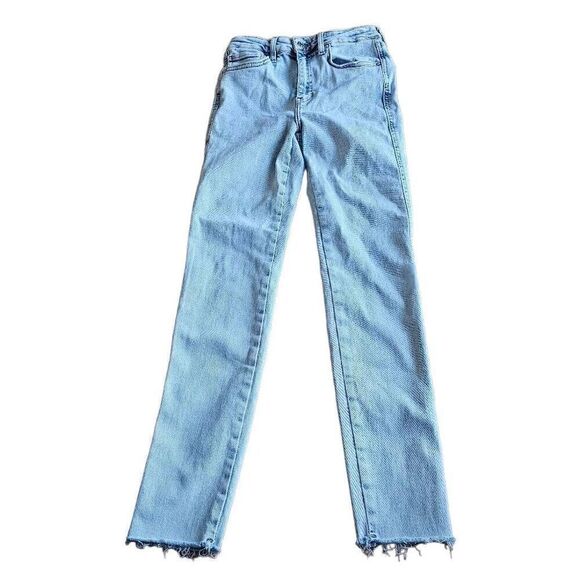 We The Free Denim - We the free free people juniors sz 27 wash blue high rise skinny jeans